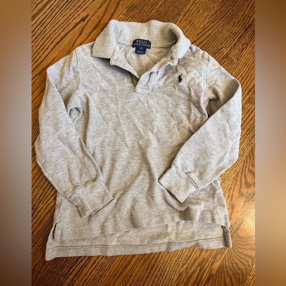 Polo by Ralph Lauren Heather Gray kids 100% cotton Top